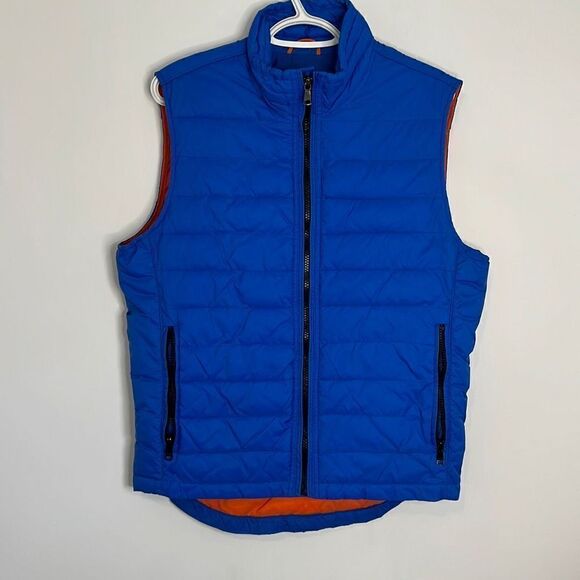 Banana Republic Blue Mens Primaloft Insulated Vest Size Medium Warm Gently Used - Picture 2 of 8